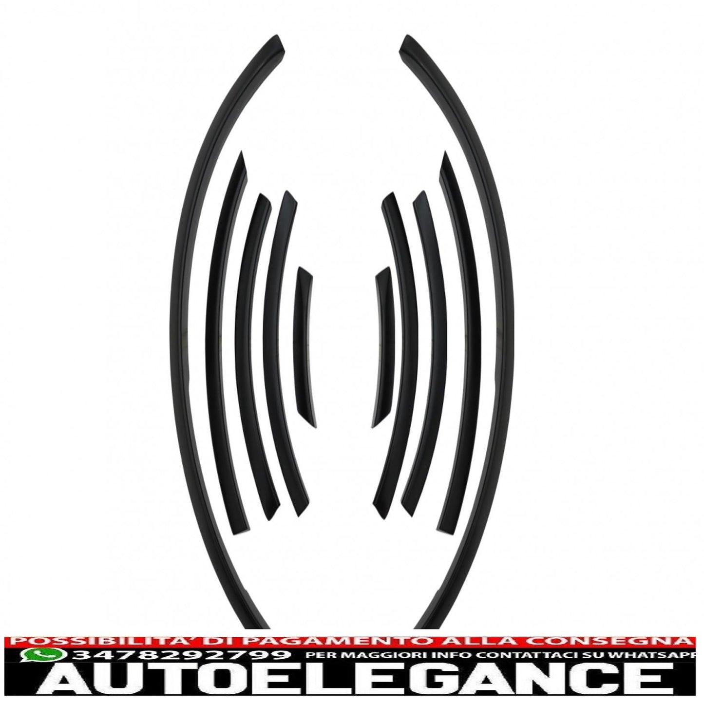 Wheel arch extension fenders suitable for audi q7 4l (2006-2014) s-line design