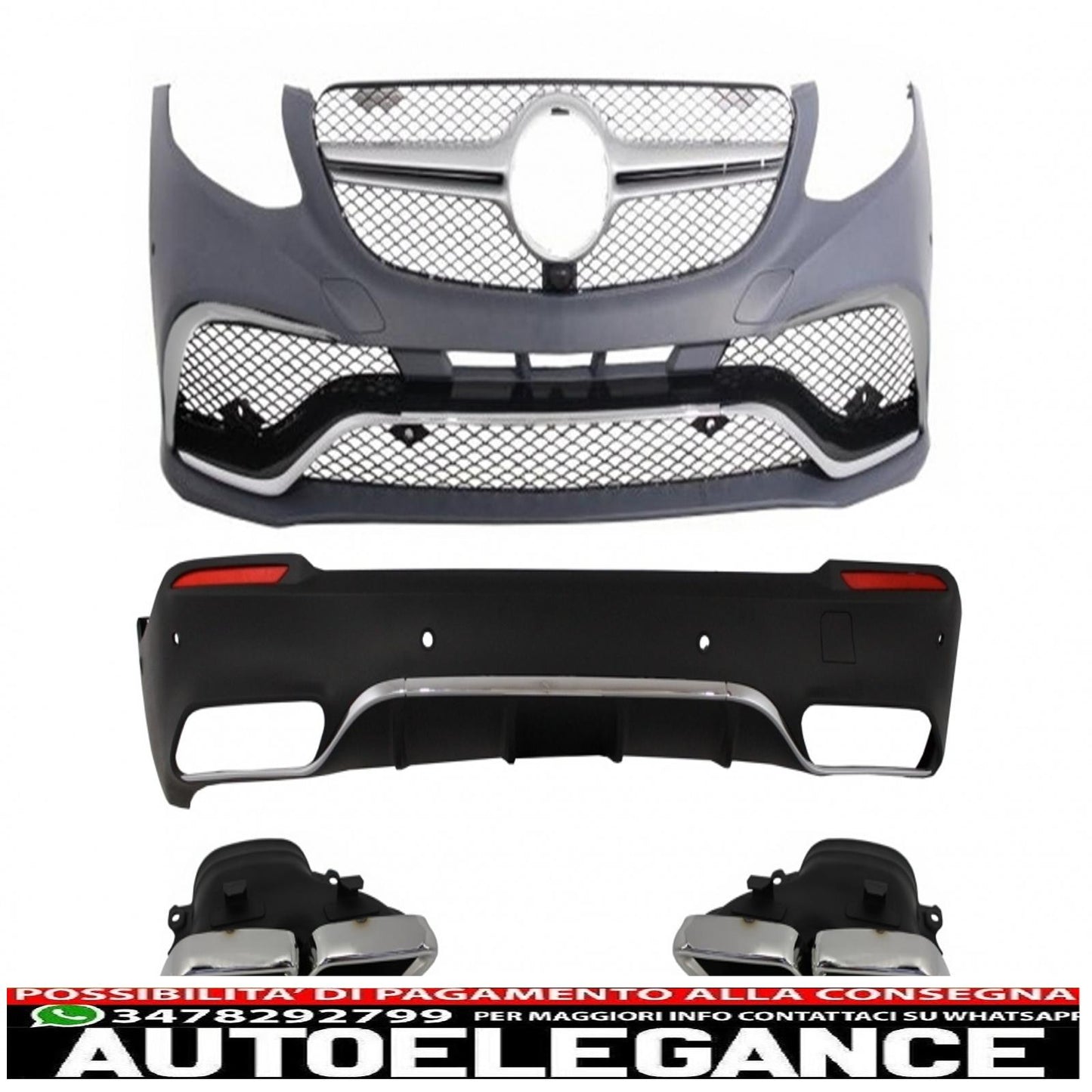 body kit suitable for mercedes glc suv x253 (2015-07.2019) design glc63