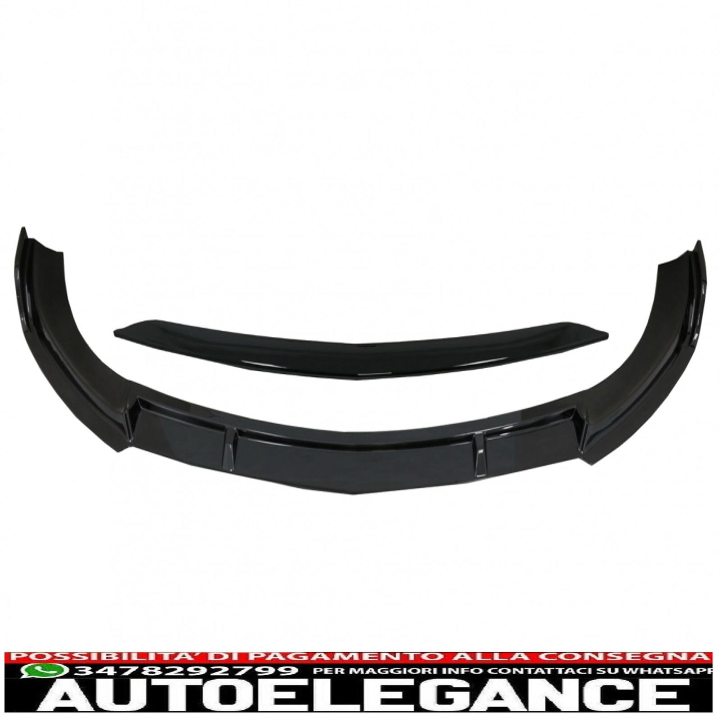 Front bumper lip suitable for mercedes e class w213 s213 c238 (2016-2019) sport look 