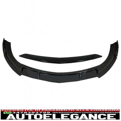 Front bumper lip suitable for mercedes e class w213 s213 c238 (2016-2019) sport look 
