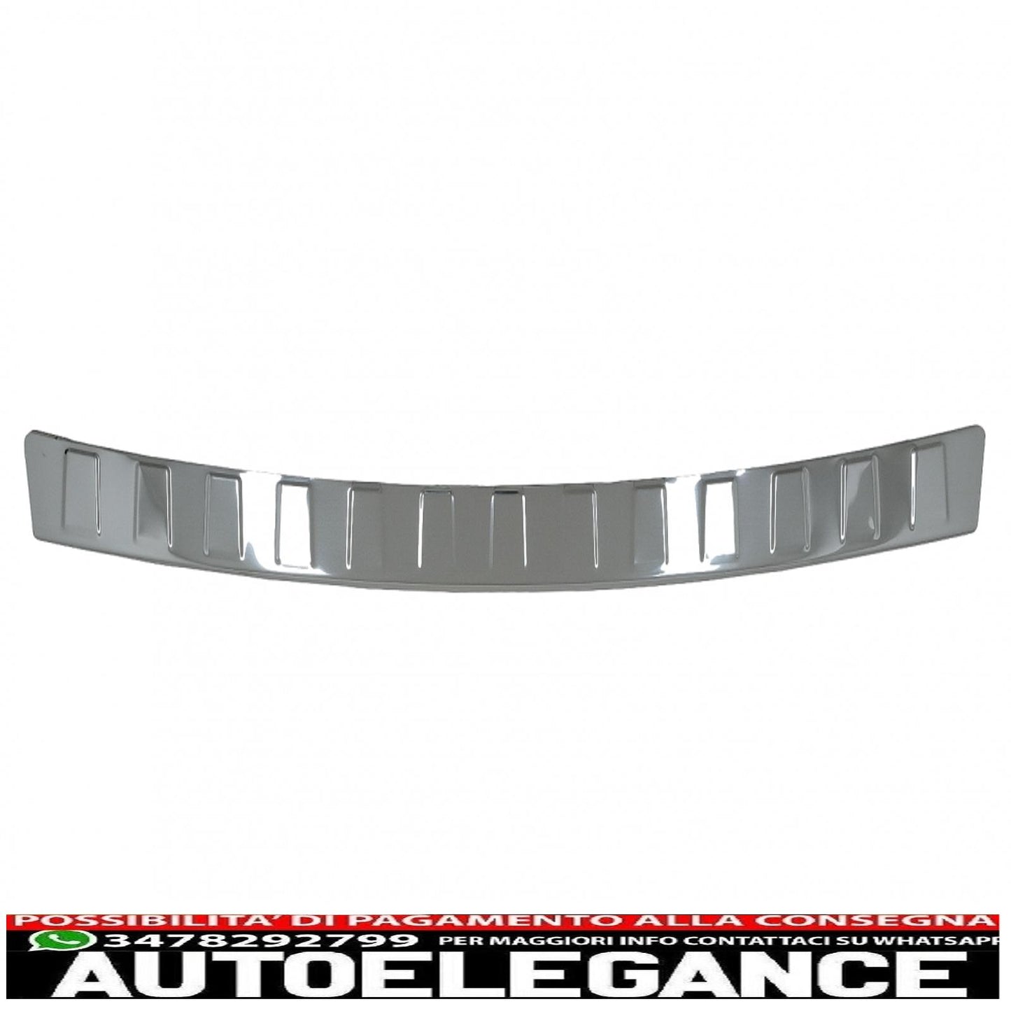 Rear Bumper Protector Sill Kick Plate Cover Aluminum Fit For VW Golf VII 7 7.5 5G Hatchback (2012-2019)