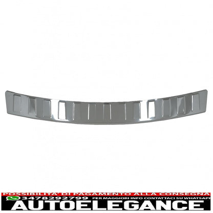 Rear Bumper Protector Sill Kick Plate Cover Aluminum Fit For VW Golf VII 7 7.5 5G Hatchback (2012-2019)