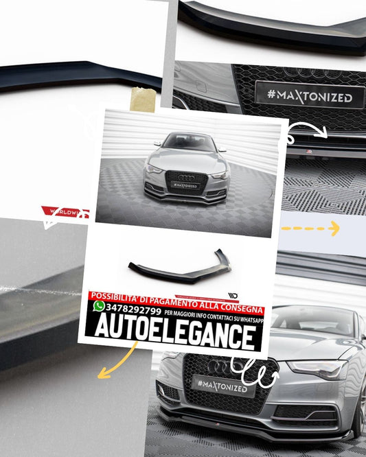 SPLITTER ANTERIORE V.4 AUDI S5 / A5 S-LINE COUPÉ / SPORTBACK 8T FACELIFT