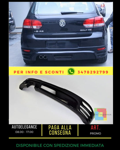 🔥 DIFFUSORE ADATTO PER VW Golf 6 2008-2015🔥