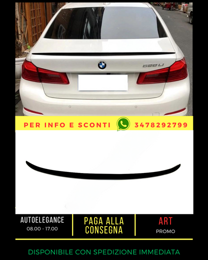 ✨GLOSSY BLACK SPOILER SUITABLE FOR BMW 5 G30 G38 2017+ Sedan✨