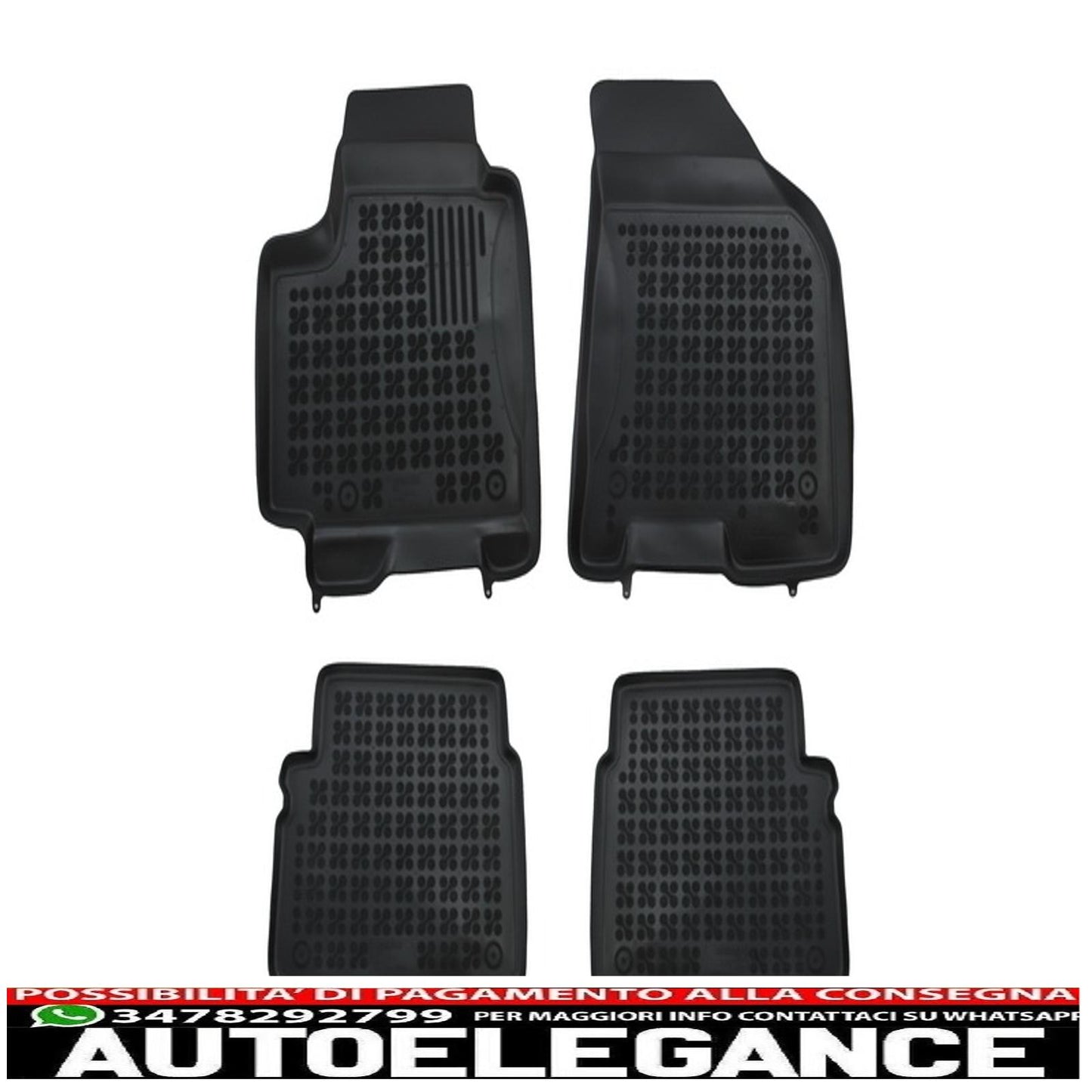 black floor mat suitable for suitable for chevrolet aveo 2002-2011, kalos 2004-2007