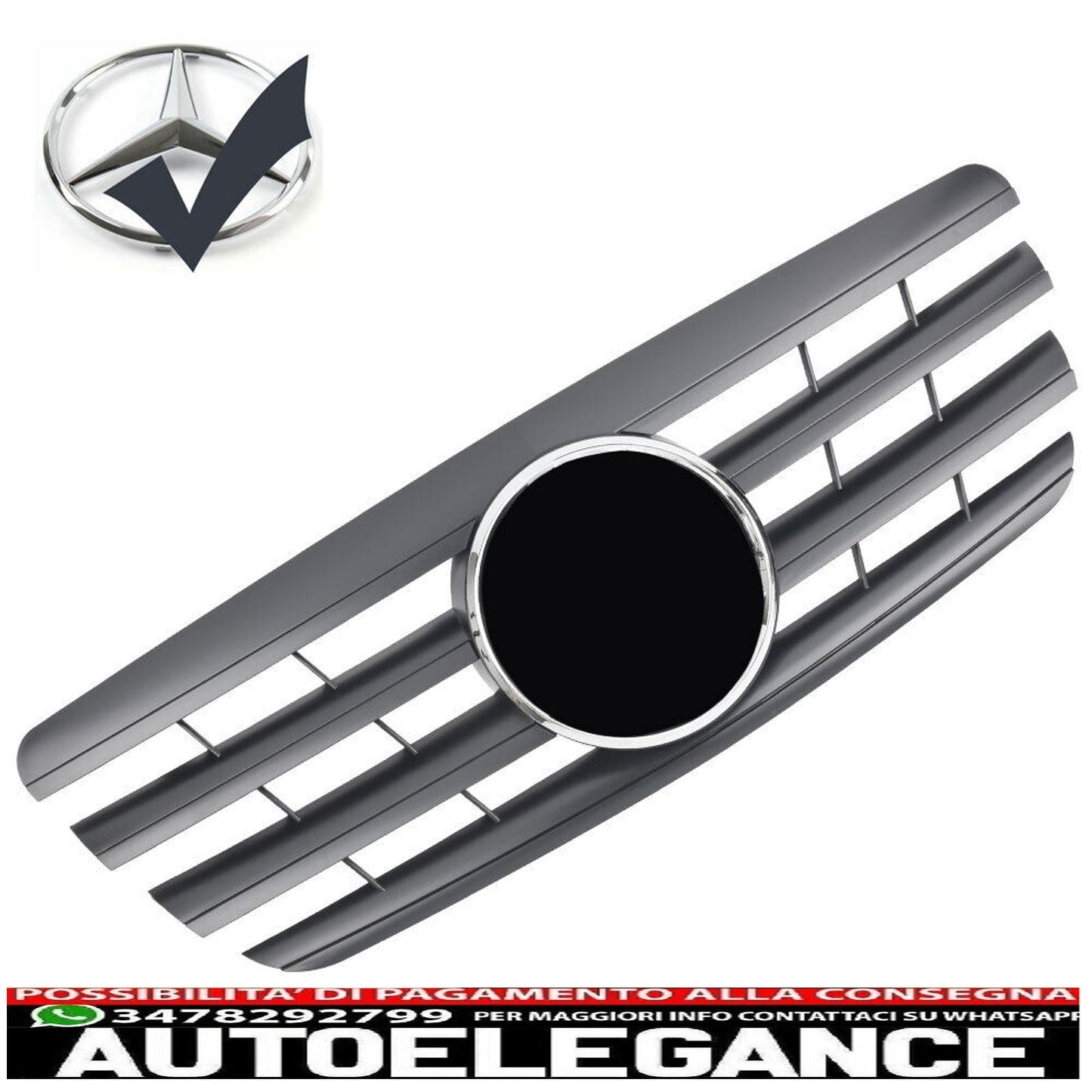 sport grill radiator grill suitable for mercedes w210 s210 1999-2002 matt black - show original titleoriginal textgrill sport kühlergrill fit for mercedes w210 s210 1999-2002 matt schwarz