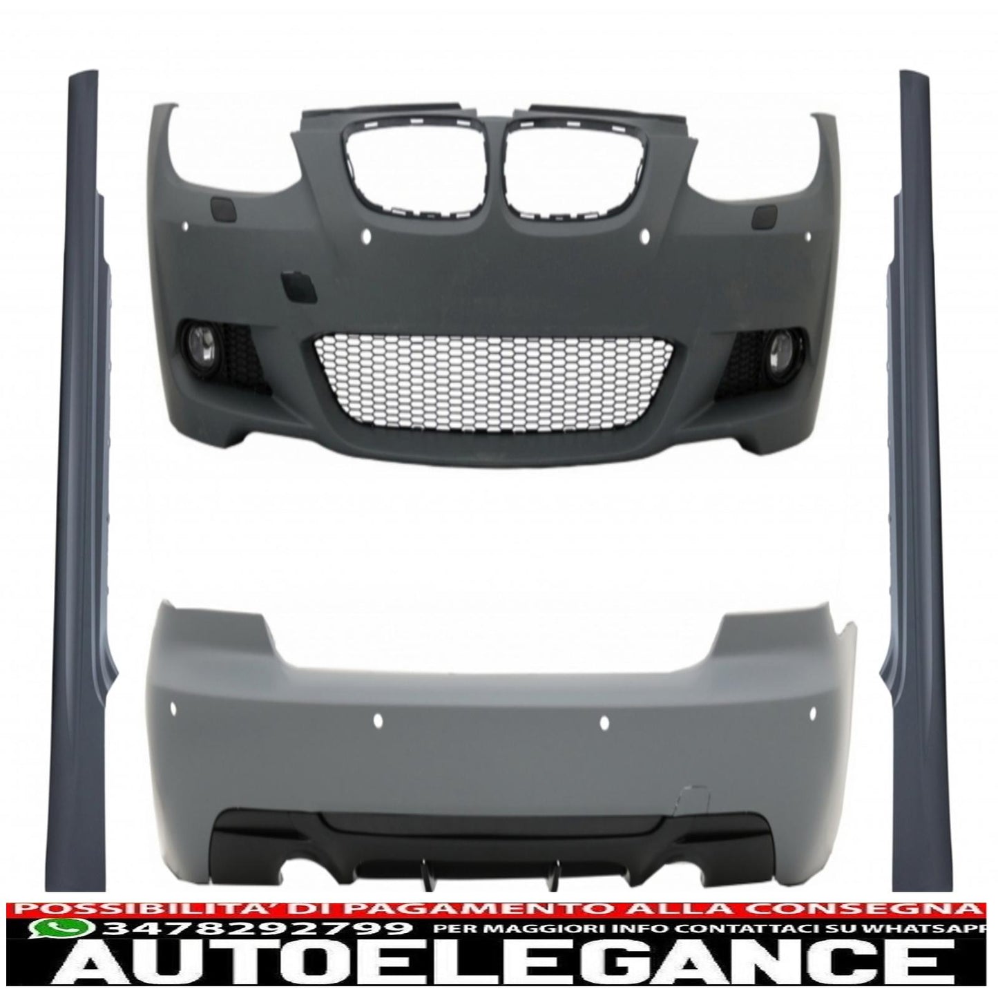 complete body kit suitable for bmw 3 series e92 e93 (2006-2009) non-lci coupe cabrio m design