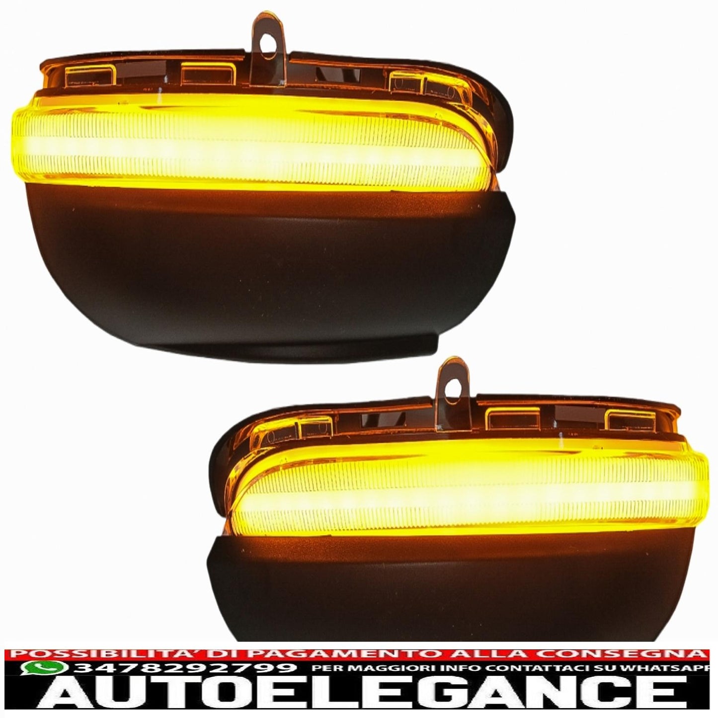 osram dynamic full led mirror turn signals ledriving dmi suitable for vw golf vi (10.2008-08.2012) touran i (05.2010-05.2015) white 