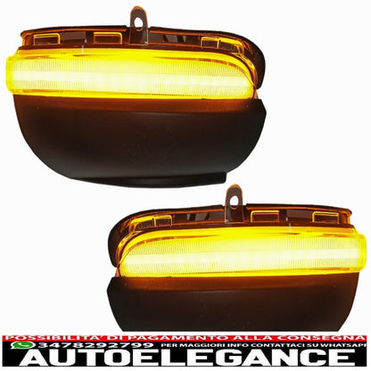 osram dynamic full led mirror turn signals ledriving dmi suitable for vw golf vi (10.2008-08.2012) touran i (05.2010-05.2015) white 