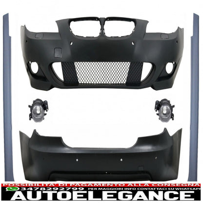 body kit suitable for bmw 5 series e60 lci (2007-2010) m-technik design with 18mm pdc