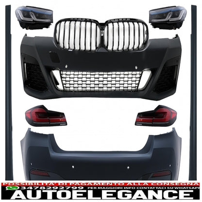 complete body kit suitable for bmw 5 series g30 (2017-2019) conversion m-tech design to g30 lci 2020 design 