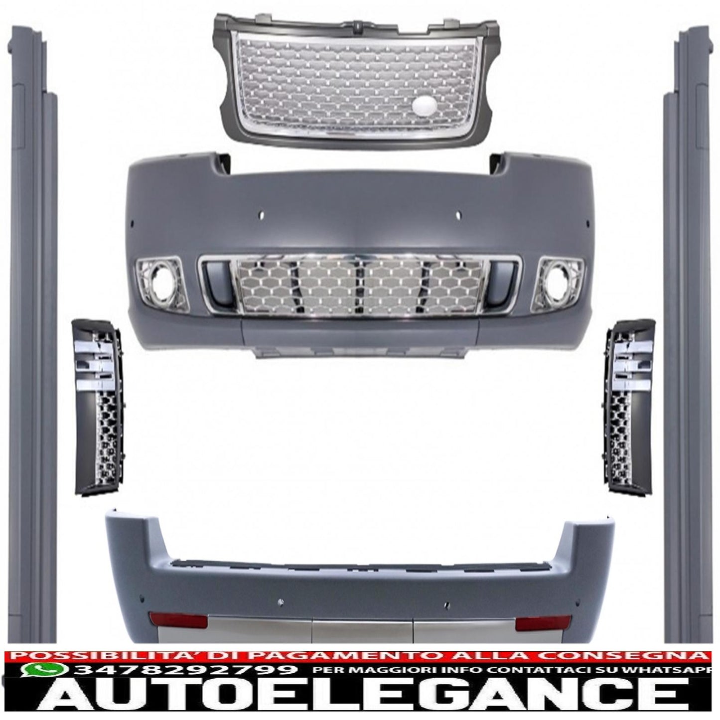 body kit suitable for land rover vogue l322 (2002-2012) autobiography design 