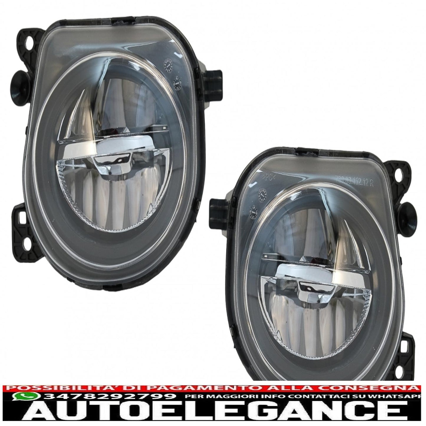 Proiettori fendinebbia a LED adatti per BMW Serie 5 F07 F10 F11 F18 LCI (2014-up) Facelift M-Tech M Sport Design