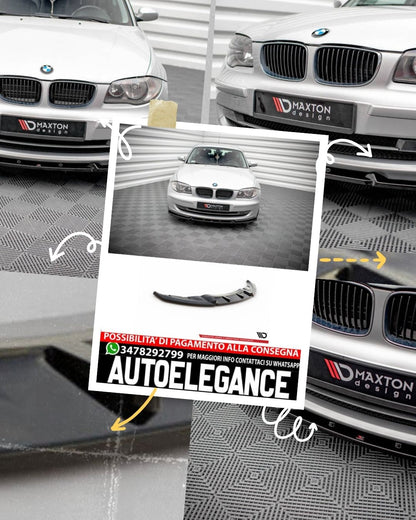 SPLITTER ANTERIORE ADATTO PER V.3 BMW 1 E81 FACELIFT  (2007-2010)