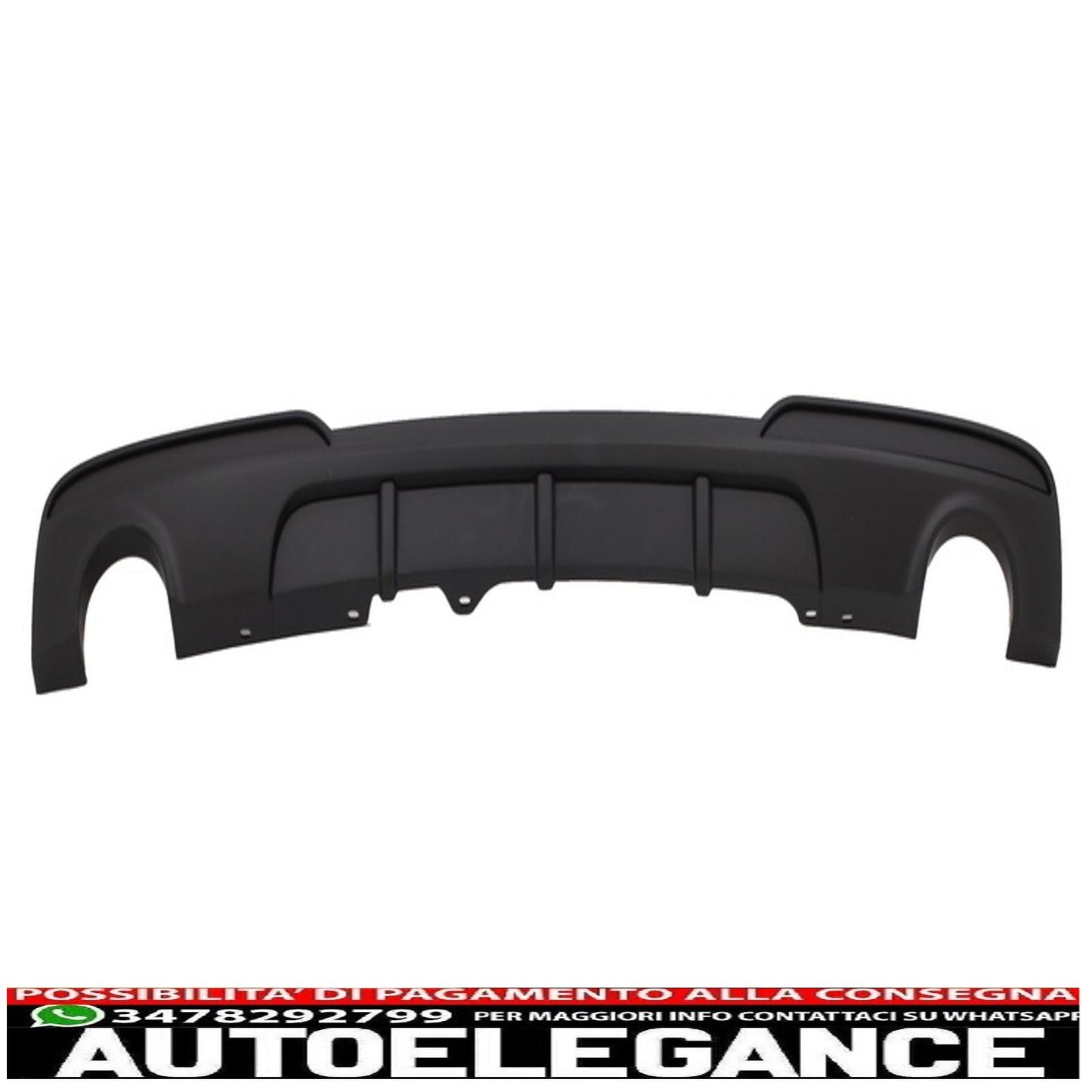 diffusore d'aria a doppia uscita singola adatto per bmw f10/f11 serie 5 (2010-2013) design m-performance