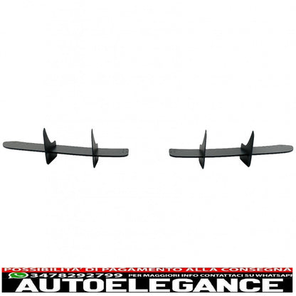 Splitter estensione paraurti posteriore per diffusore aria adatto a vw golf vi 6 r20 (2008-2013) nero