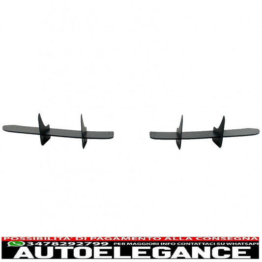 Splitter estensione paraurti posteriore per diffusore aria adatto a vw golf vi 6 r20 (2008-2013) nero