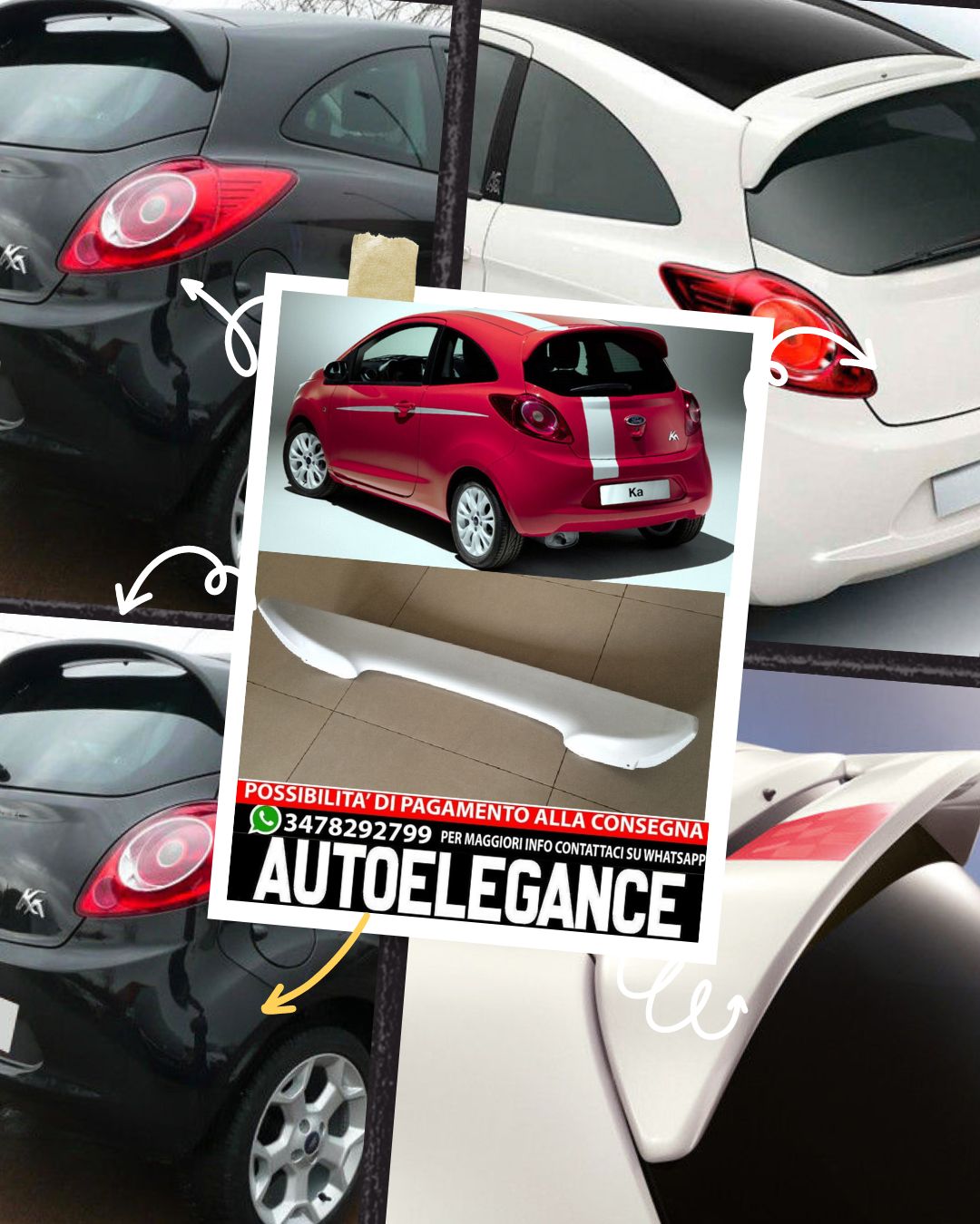 SPOILER ADATTO PER FORD KA MK2