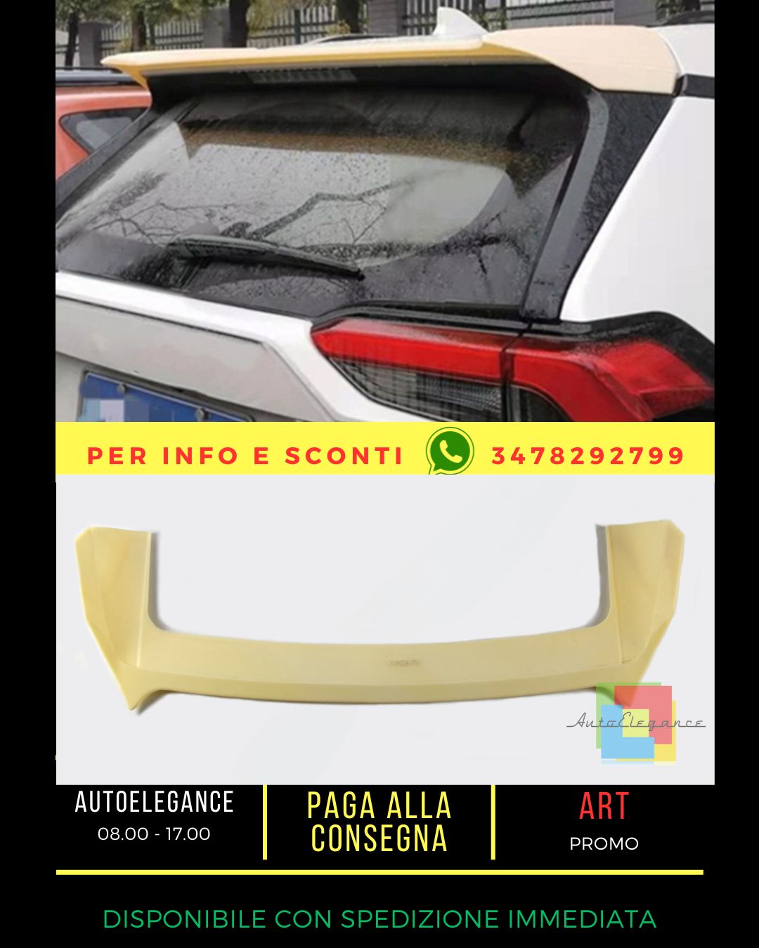 🔥SPOILER ADATTO PER Toyota RAV4 2019+🔥