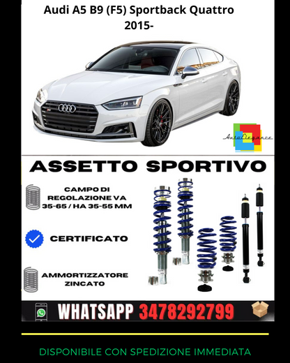 🔥Assetto sportivo ADATTO PER Audi A5 B9 (F5) Sportback Quattro 2015+🔥