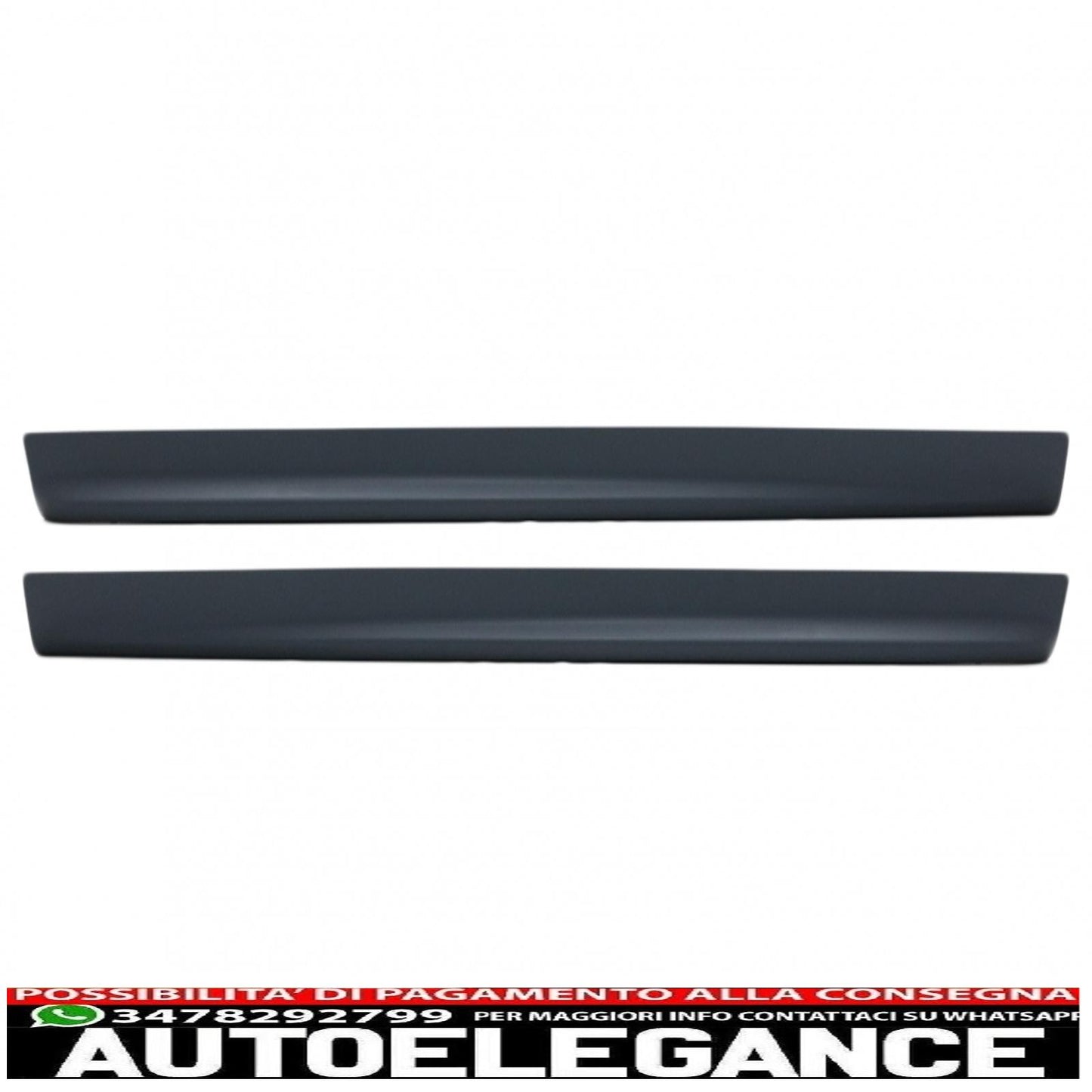 side skirts suitable for bmw 3 series e46 coupe cabrio (1998-2004) m3 m-technik design
