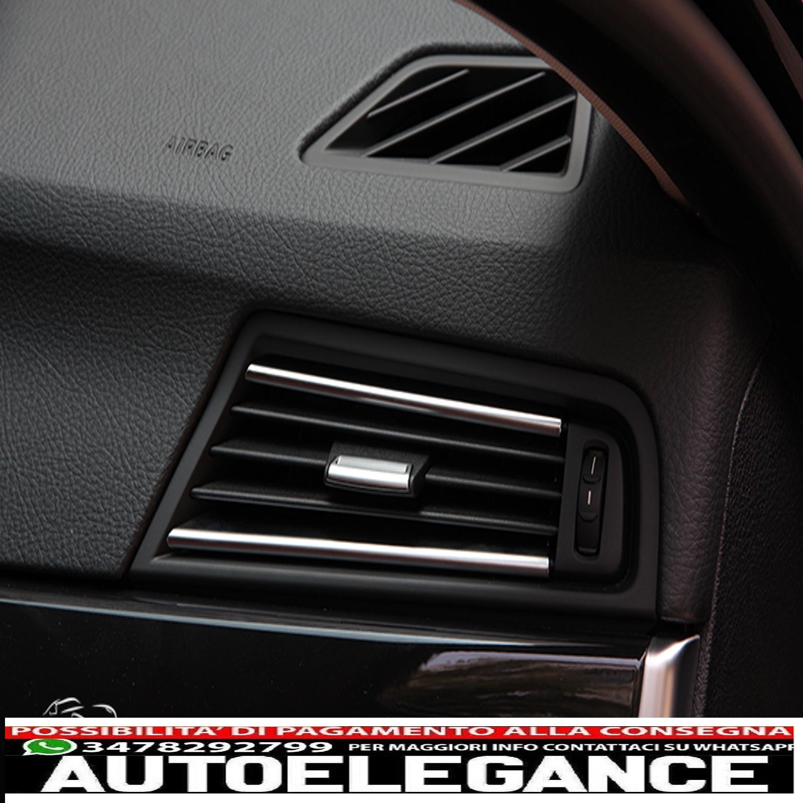 barre decorative telaio cromato ugelli aria ventilazione per bmw serie 5 f10 e f11-mostra il titolo originaletesto originaletrieling strips chrome frame air vents ventilazione per bmw 5 serie f10 e f11 AUTOELEGANCERICAMBI