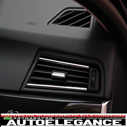 barre decorative telaio cromato ugelli aria ventilazione per bmw serie 5 f10 e f11-mostra il titolo originaletesto originaletrieling strips chrome frame air vents ventilazione per bmw 5 serie f10 e f11 AUTOELEGANCERICAMBI