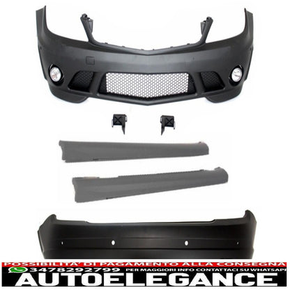 body kit suitable for mercedes benz c class w204 c63 design 2007-2012 
