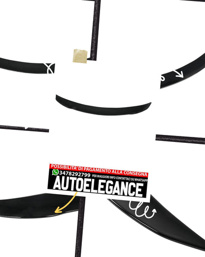 Spoiler posteriore ala posteriore adatto per Mercedes CLA classe W118 C118 nero