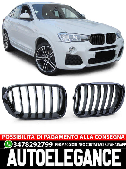 Griglia Elettrica Performance Nero Lucido aftermarket compatibile con BMW X3 F25 X4 F26 dal 14