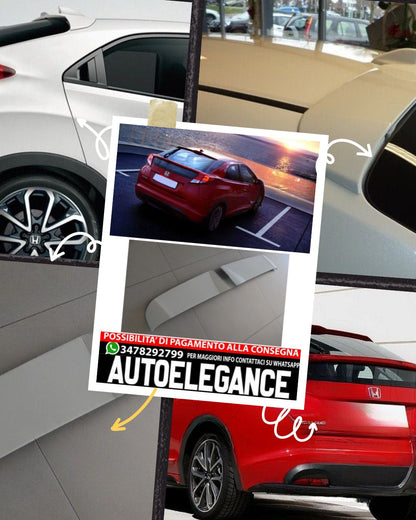 SPOILER COMPATIBILE PER HONDA CIVIC MK9 dal 2012