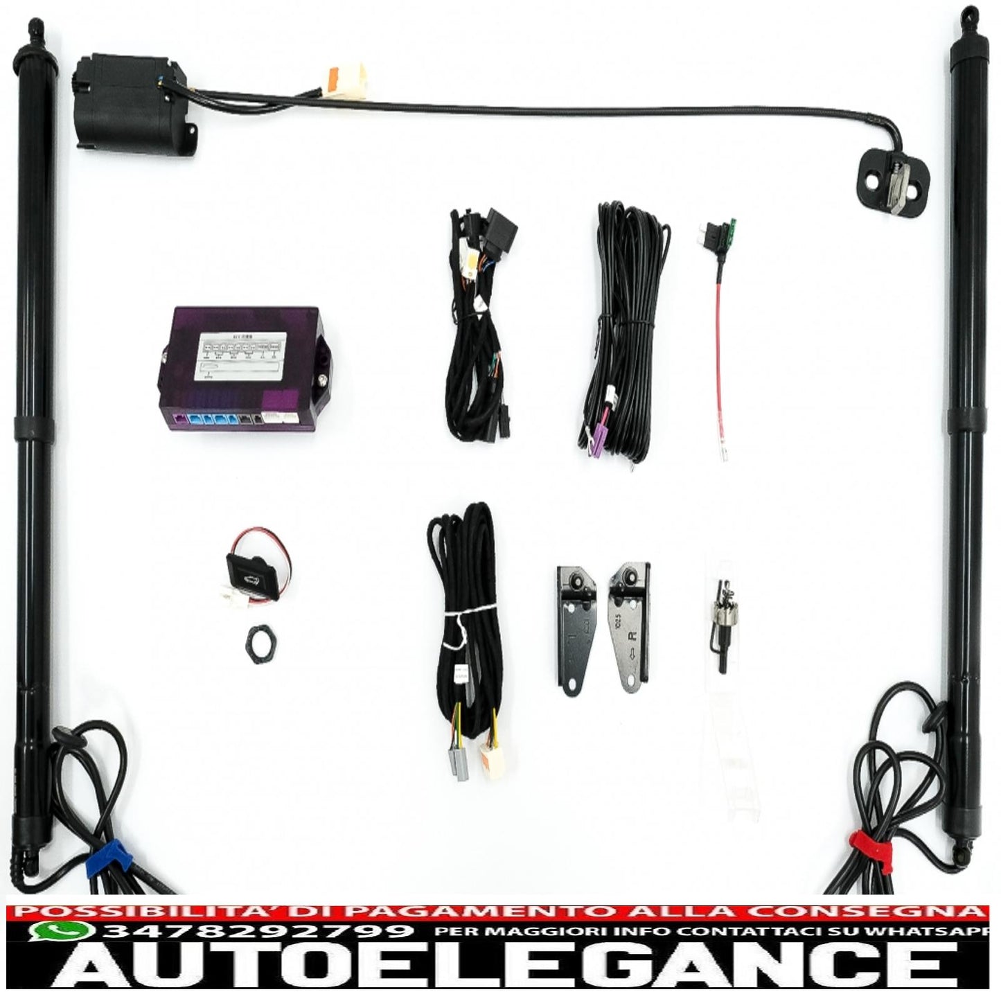 Electric tailgate lift assist system suitable for vw touareg 7p mk2 (2010-2017)