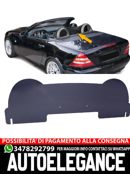 Windshield Deflector Acrylic Glass Smoke Tinted Compatible for Mercedes SLK R170 96-04 