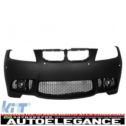 paraurti anteriore adatto per bmw serie 3 e90 berlina e91 touring (04-08) (non lci) design m3