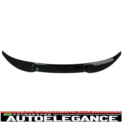 Ala spoiler per bagagliaio adatta per BMW X4 G02 (2018-2020) Piano Black AUTOELEGANCERICAMBI