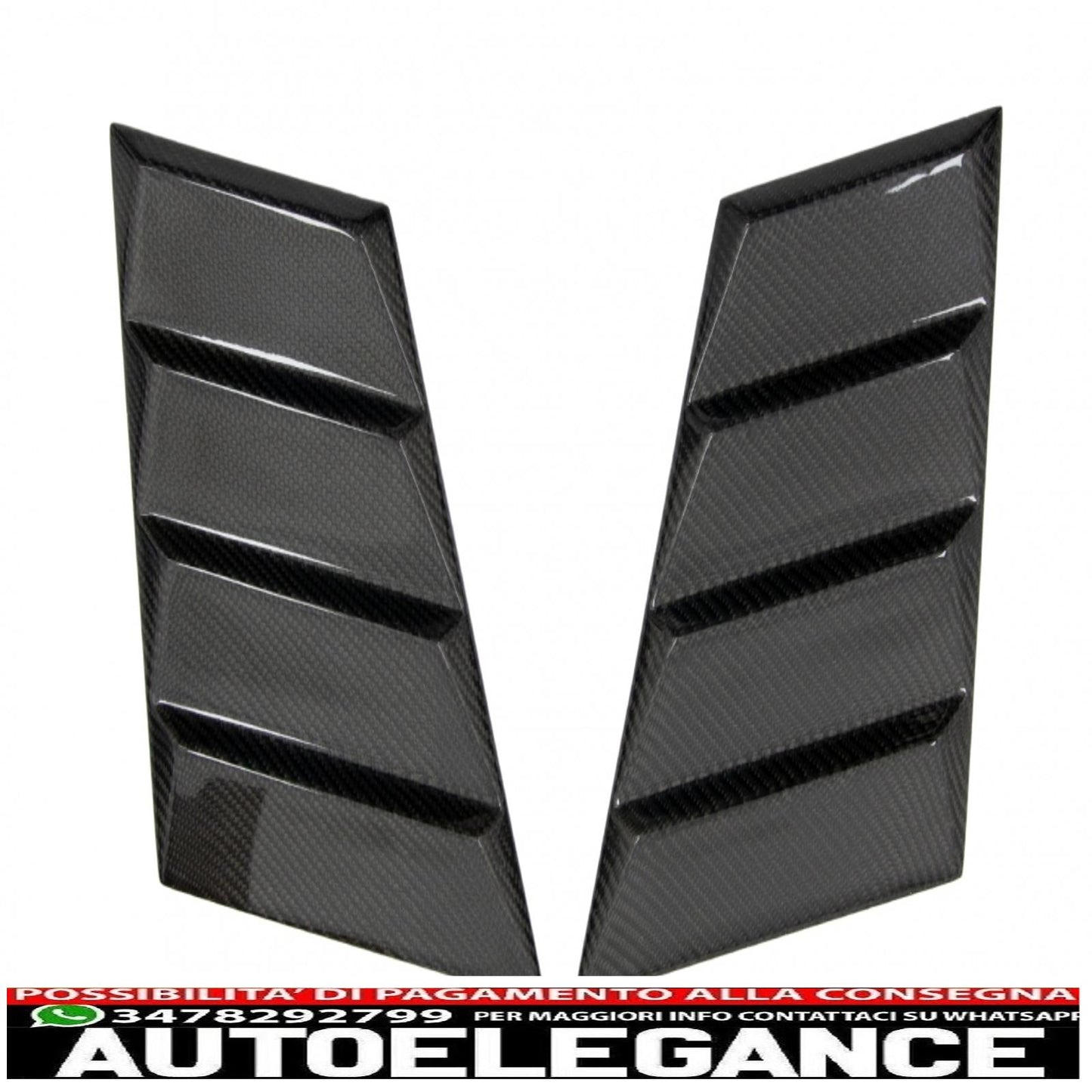 Carbon Fiber Front Fender Air Vents Fit For Mercedes Benz W463 G-Class (1989-up) B-Design