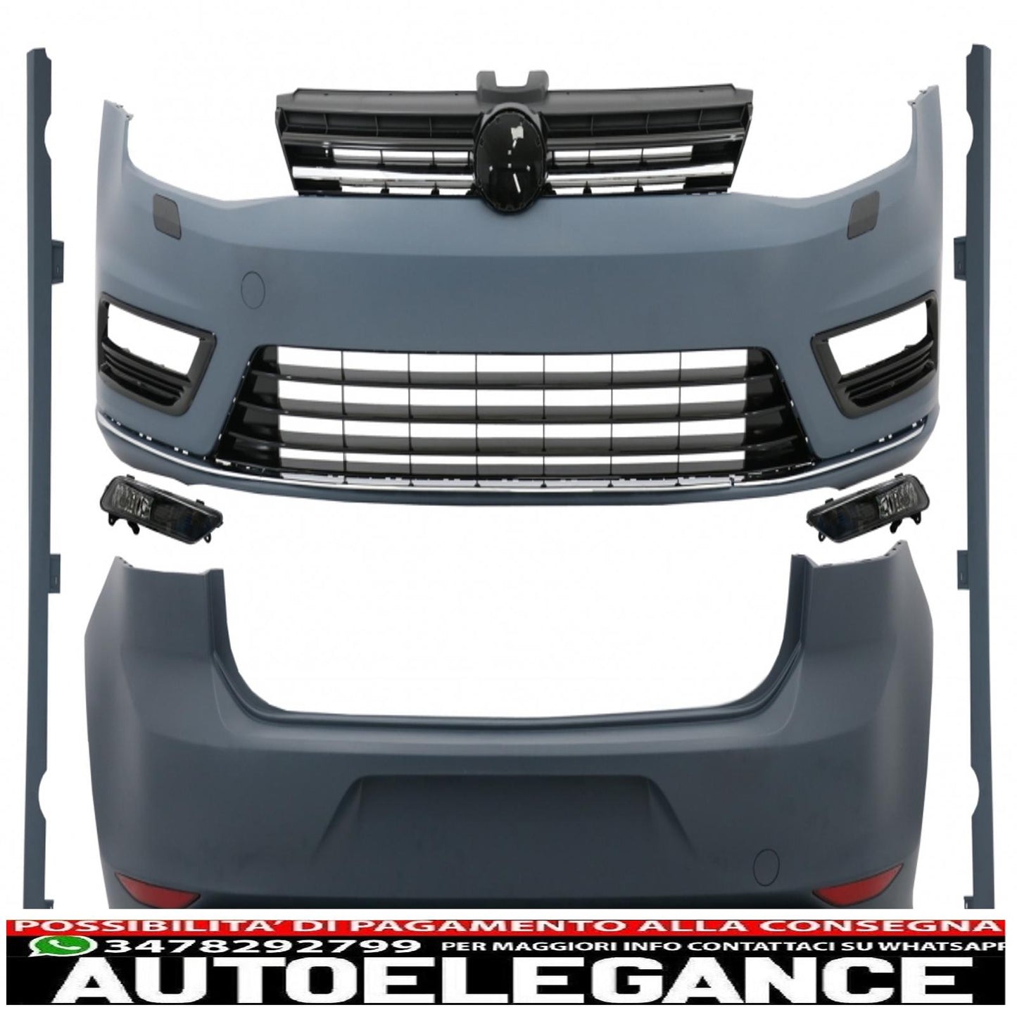 body kit suitable for vw golf 7 vii (2012-2017) r-line look 