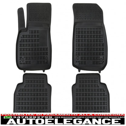 Black rubber mat suitable for opel insignia 2017 -