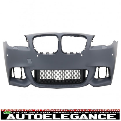 paraurti anteriore adatto per bmw serie 5 f10 f11 lci berlina touring (2015-2017) design m-tech