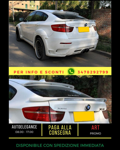 ✨GLOSSY BLACK SPOILER SUITABLE FOR BMW X6 E71 E72 2007-2014✨