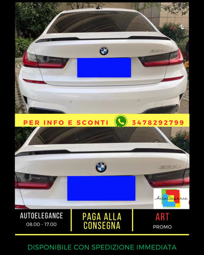 ✨Glossy Black Spoiler Fit For BMW 3 G20 2018+ Sedan✨
