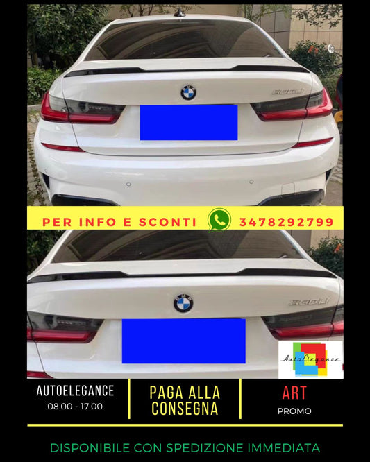 ✨Glossy Black Spoiler Fit For BMW 3 G20 2018+ Sedan✨