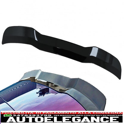 additional roof spoiler suitable for audi s3 / a3 s-line 8v restyling sportback hatchback (2012-2019) 