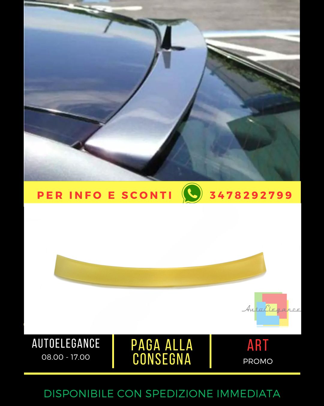 ⭐SPOILER ADATTO PER Mercedes E class W211 2002-2009 Sedan⭐