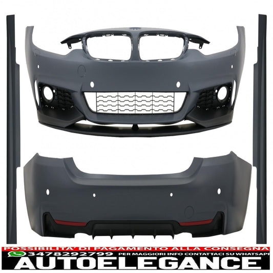 kit carrozzeria completo adatto per bmw serie 4 f32 f33 (2013-up) design m-performance coupé cabrio