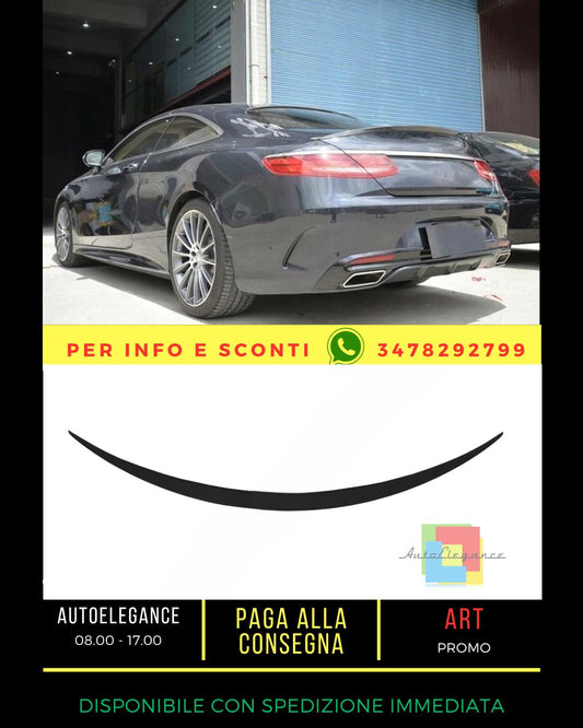 ✨SPOILER ADATTO PER MERCEDES S CLASS COUPE CABRIO C217 A217 2014-2020✨