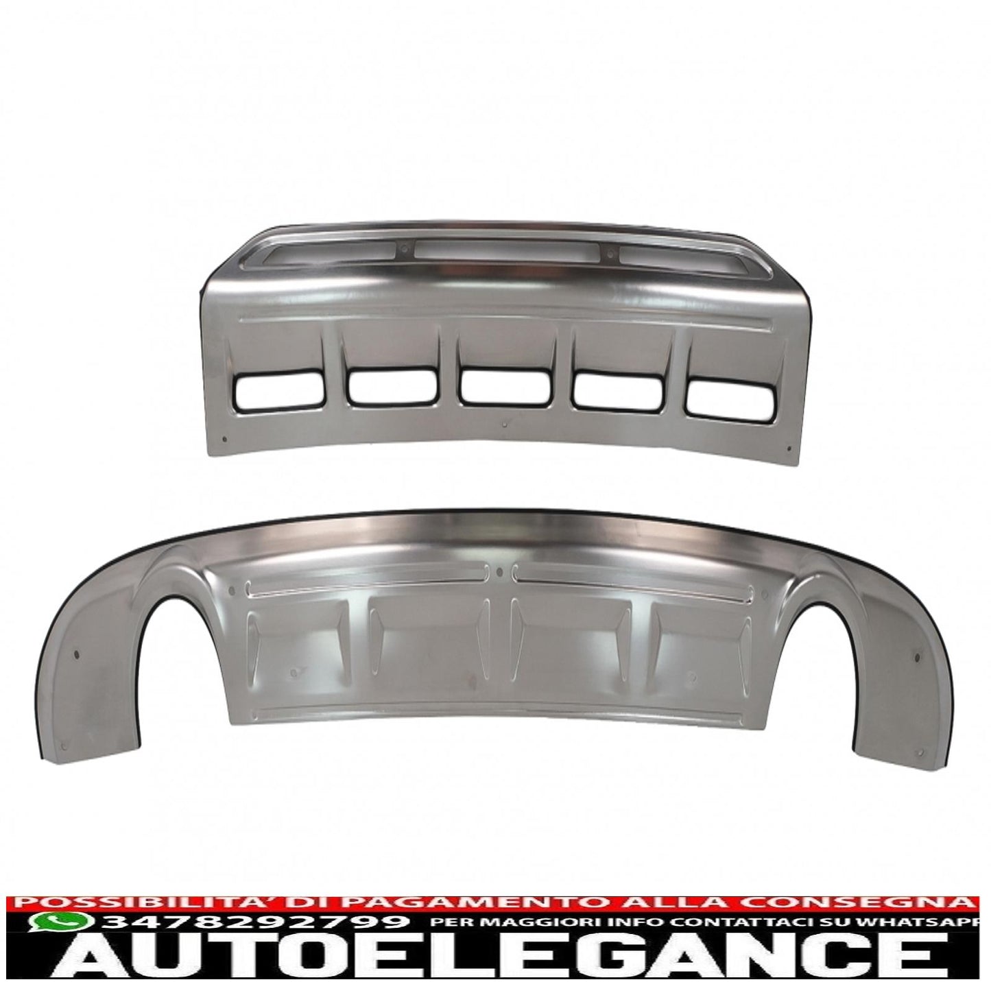 off-road skid plates suitable for audi q5 8r restyling (2013-2016)