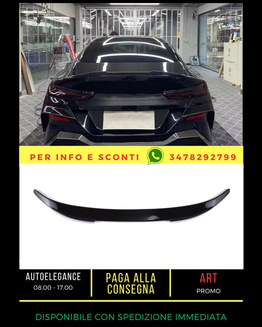 ✨SPOILER NERO LUCIDO COMPATIBILE per BMW 8 G16 2019+ Gran Coupe✨