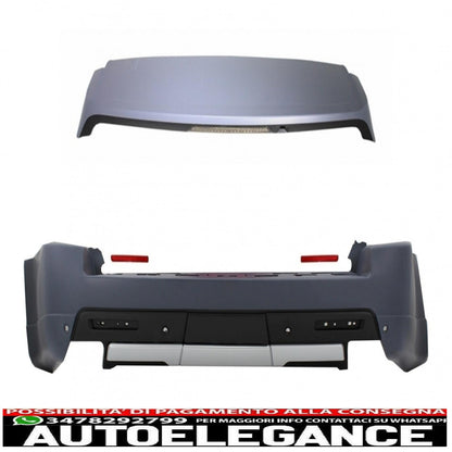 Rear Bumper with Roof Spoiler Suitable for Land Range Rover Sport L320 (2005-2009) Autobiography Design